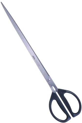 ALLEX Extra Long Giant Scissors 13-3/4" Razor Sharp Japanese Stainless Steel Blade, Ideal for Ribbon & Paper Cutting, Heavy Duty - size: Super Long