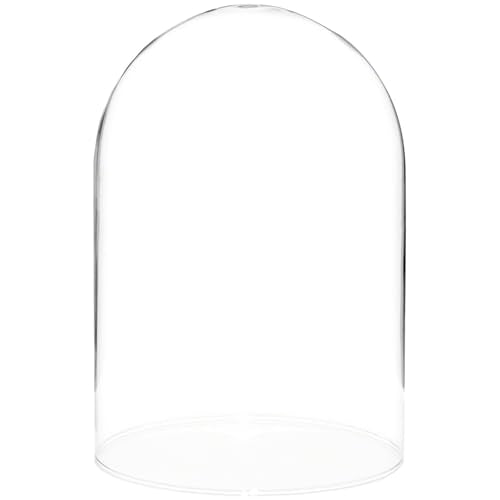 Plymor 5.5" x 8" Glass Display Dome Cloche (no Base) - color: No Base