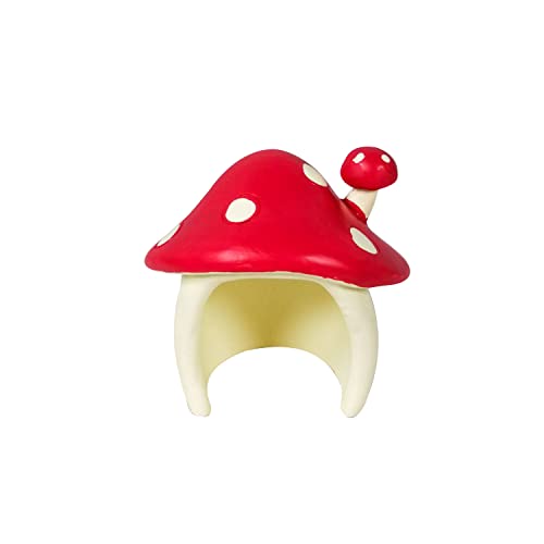 Miniature Mushroom House ， Fairy Garden Resin Ornament Micro Landscape Molds for Tabletop Dollhouse Bonsai Garden Decor