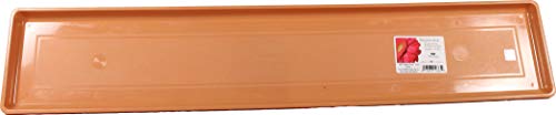Root & Vessel 10365, Terracotta, Countryside Flower Box Tray, Extra Large (34.5" x 6.5") - color: Terracotta, size: 34.5 Inch