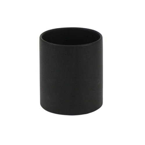 WGVI Matte Black Ceramic Cylinder Vase Width 3.75" Height 4", Flower Arrangements, Candle Holder, Terrarium Planter Pot, Storage Container Organizer, Pen Brush Holder, Centerpieces, 1 Piece - color: Black, size: 3.75"x4"H (1 Pc)