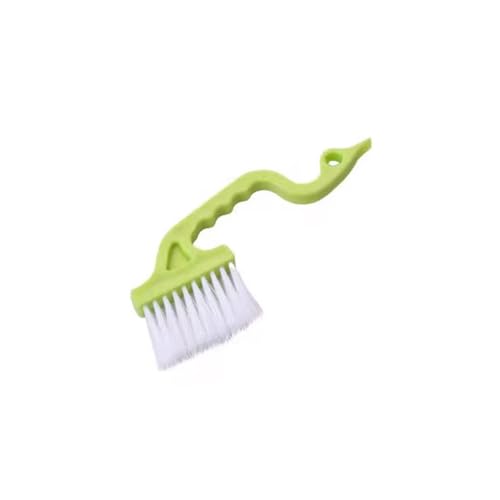 Handheld Dust Brush for Corners and Gaps, Flexible Cleaning Brush | Flexible Cleaning Brush for Window Tracks. And Hard-to-Reach Areas. Use during routine home care. For routine home care. - color: Green