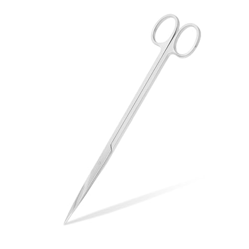 Mandala Crafts Stainless Steel 12" Straight Fish Tanks Aquarium Scissors - color: Stainless Steel Straight Scissors, size: 12 Inches