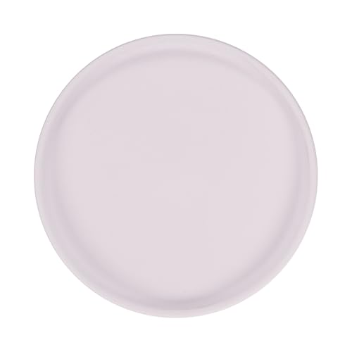 M METERXITY Ceramic Plant Saucer, 6.3 Inch Plant Water Catcher Tray, Plant Pot Saucers for Indoor/Outdoor Plants/Flower Drainage Drip Water Tray [Round Pink] - color: Pink