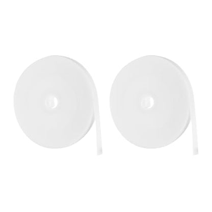 HARFINGTON 2pcs Garden Plant Tape 33ft 25/64" Reusable Garden Plant Ties Strap Nylon Plant Twist Tie for Plant Gardening Home Office, White - color: White, size: 33ft x 25/64"