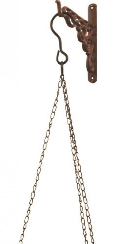 Esschert Design Cast Iron Hanging Basket Hook, Large