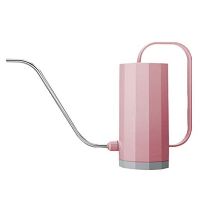 Hemoton 1200ml Long Spout Watering Can for Indoor Plants & Succulents – Modern Plastic Watering Pot with Ergonomic Handle, Cute Garden Water Bottle for Houseplant Care & Seedling Irrigation