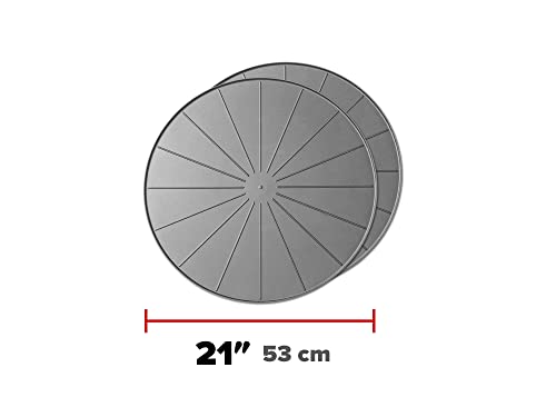 WeatherTech 21" Project Mats/Coasters - Contain Projects and Their Messes (8A21CST2PKGR) - Grey (2-Pack) - color: Grey, size: 21"