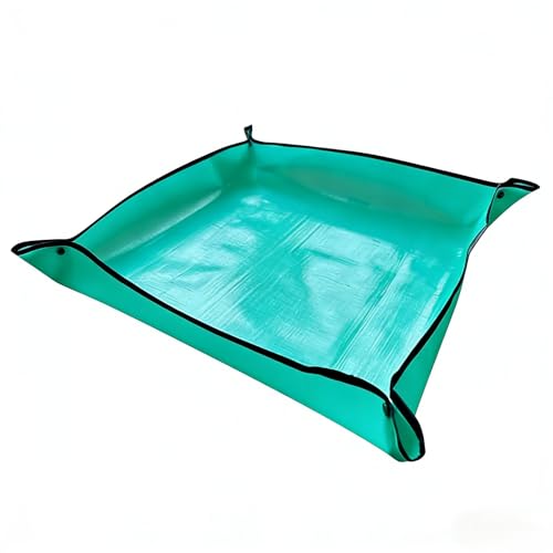 39.4 * 39.4Inches Reusable Waterproof Potting Mat – Foldable Non-Slip Transplanting Pad for Indoor Gardening