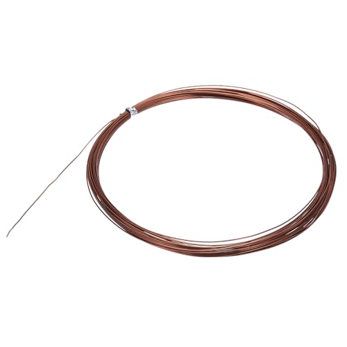 MECCANIXITY 22 Gauge Aluminum Craft Wire, 33 Feet Bendable Wire Metal Armature Wire for Jewelry Making DIY Sculpting Floral Wreath Making Wire Wrapping Christmas Ornaments (22 AWG Copper) - color: Copper, size: 22 Gauge, 33 Feet