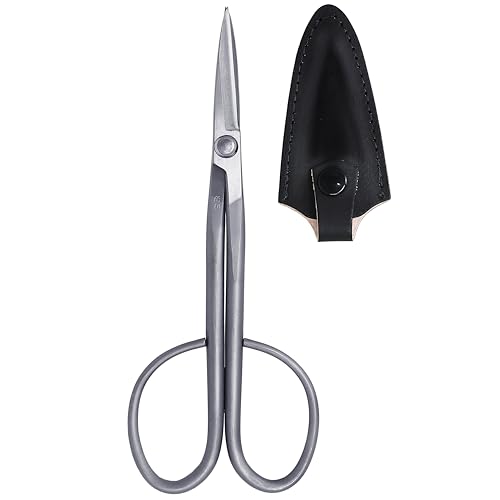 KAKURI Bonsai Twig Shears Made in Japan 8", Japanese Stainless Steel Blade, Precision Bonsai Scissors for Fine Pruning and Trimming