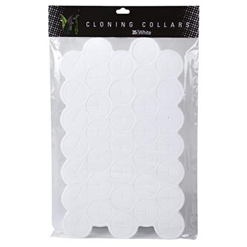 EZ-Clone Colored Cloning Collars White, Bag of 35 - color: White