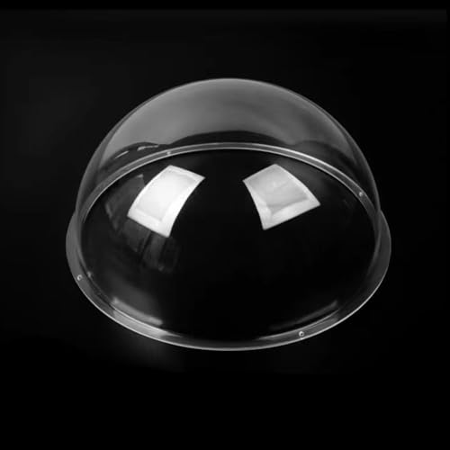 LOTOWELZON 7inch Clear Acrylic Replacement Security Dome Cover ID180*H90mm - size: ID180mm*H90mm/7*3.54in
