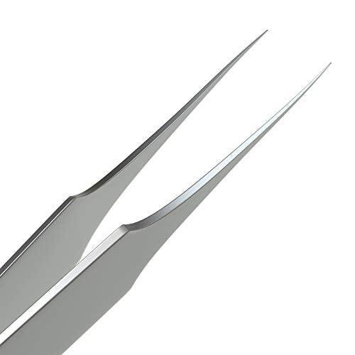 Ingrown Hair Tweezers | Pointed Tip | 2 Pack | Precision Stainless Steel | Extra Sharp and Perfectly Aligned for Ingrown Hair Treatment & Splinter Removal For Men and Women | By Tweezees - size: 2 Pack