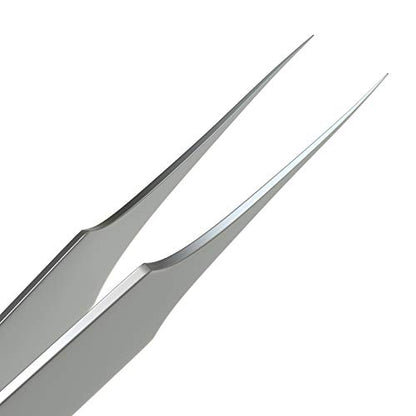 Ingrown Hair Tweezers | Pointed Tip | 2 Pack | Precision Stainless Steel | Extra Sharp and Perfectly Aligned for Ingrown Hair Treatment & Splinter Removal For Men and Women | By Tweezees - size: 2 Pack