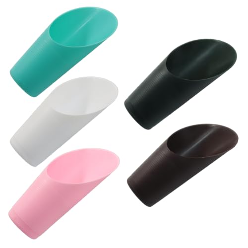 5 Pcs Bonsai Soil Scoops Plastic Garden Shovels, Colorful | Garden Tool, Mini Potting Scoops, For Plant Succulent, Lightweight and Stable Design, Easy Gardening and Transplanting Tasks