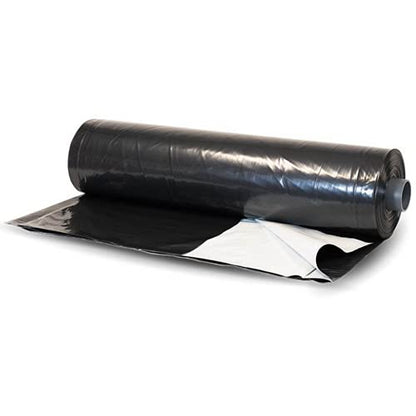 Farm Plastic Supply - Black & White Greenhouse Plastic Sheeting - 6 mil - (20' x 25') - 90% Reflective Green House Covering Film for Farming, Gardening, Agriculture - size: 20' x 25'