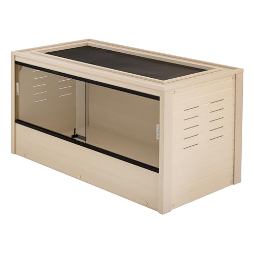 New Age Pet ECOFLEX Furniture Style Reptile Enclosure - color: Tan, size: Large