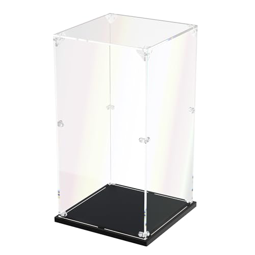 Clear Acrylic Display Case, Easy Assembly Showcase Box(7.84x7.84x15.74 in) | dofopo Dust Protection Case for Action Figures and Dolls, Alternative Glass Box for Collectibles Commemorative Gifts - size: 7.84x7.84x15.74 inch, 20x20x40 cm