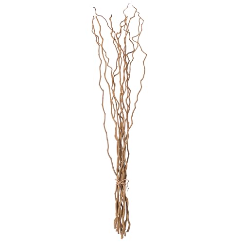 Uniquewise 12 pcs Brown Natural Decorative Dry Branches Authentic Mulberry Sticks, Home Decoration and Wedding Craft 47 in, DIY Greenery Plants Craft Vases fillers Garden Hotel Farmhouse Decor - color: Brown, size: 47 Inch, style: Mulberry