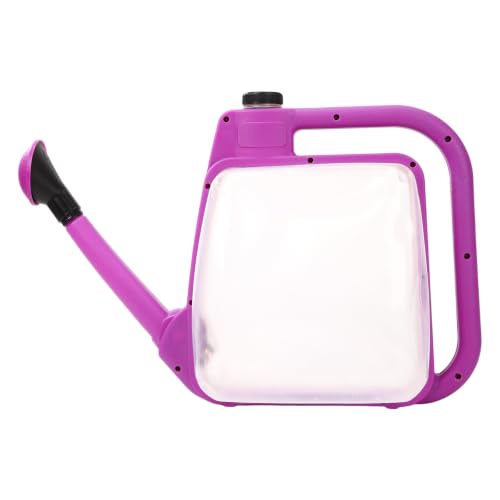1.5 Gallon Purple Clear Plastic Foldable Garden Watering Can - color: Purple, size: 6L-PURPLE
