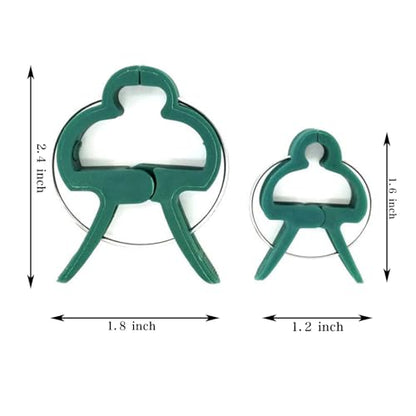 Plant Support Clips, 80 PCS, 2 Sizes