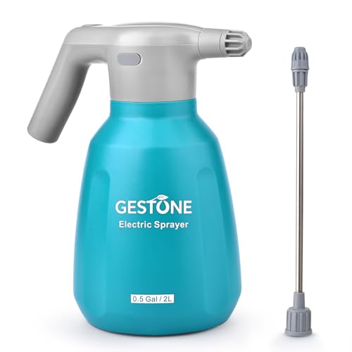 Electric Spray Bottle 1/2 Gallon Plant Mister with Spraying Rod - color: BLUE