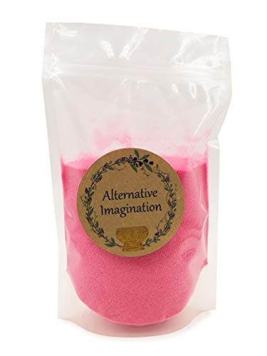Pink Sand - Fine Colored Sand for Ritual Use, Zen Gardens, Incense Burners, Smudging Bowls, Unity Ceremonies, Mandalas, Spiritual Practices, Arts & Crafts by Alternative Imagination (1 Pound) - color: Pink