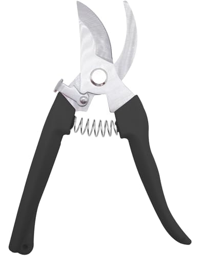 Flower Scissor, Floral Shear for Cutting Fresh Flowers (Black, 1 Pack) - color: Black, size: 1 Pack