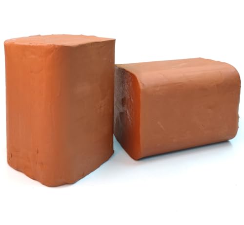 Terra Cotta Pottery Clay for Wheel Throwing, 5 lbs, Low Fire Clay for Beginners and Advanced Artists (11 lbs Terracotta)