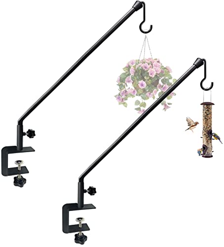 38 Inch Extended Reach Deck Hook Hanger for Railing, 2 Packs - size: 38 Inch 2 Pack