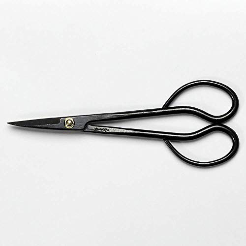 Wazakura Satsuki Bonsai Scissors, Made in Japan 7 inch (180 mm), Japanese Bonsai Garden Tools, Hasami Pruning Shears - Satsuki Style, Black - color: Satsuki 7"