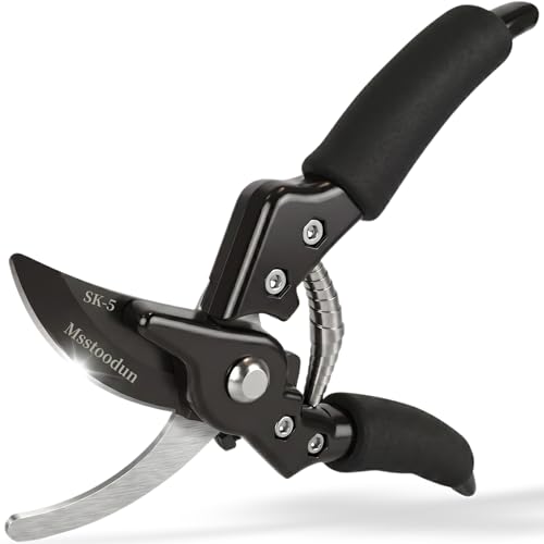 Garden Pruning Shears with Sharp SK5 Blade, Bypass Pruner with 5/8-Inch Cut Capacity, Plant Clippers for Roses, Shrubs & Small Branches - style: Classic