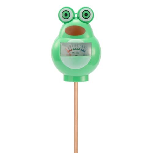 Cute Critter Soil Meter Indoor/Outdoor Moisture Sensor Frog & Ladybug, Soil Water Monitor, Flowers, Plant Care Home Garden (Frog) - color: Frog