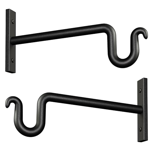 Plant Hook Plant Hanger, 2 Pack 8 Inch Plant Bracket. - size: 8in