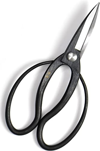 YAMASAN KYOTO UJI Japanese Suiryu Bonsai Scissors Pruning Shears 7.87inch" | Traditional Japanese l Hasami Carbon Steel Garden Tools, Made in Japan