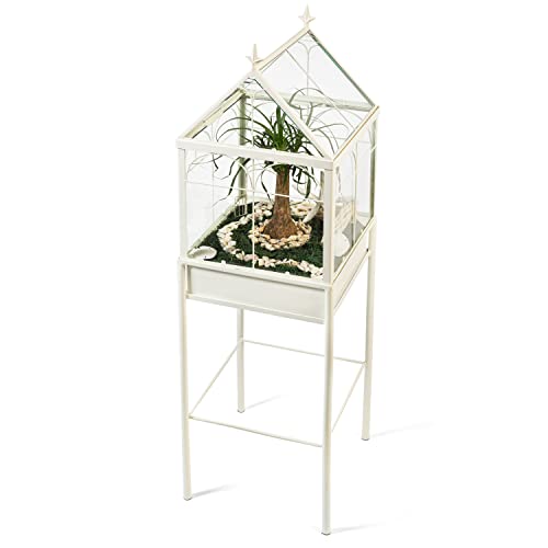H Potter Freestanding Wardian Case Terrarium - size: Medium