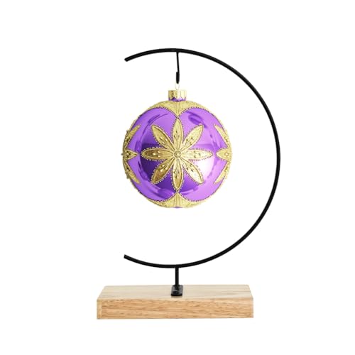 CXLE Ornament Display Stand - Iron Pothook Stand for Hanging Glass Globe, Air Plant Terrarium, Witch Ball, Christmas Ornament and Home Wedding Decoration