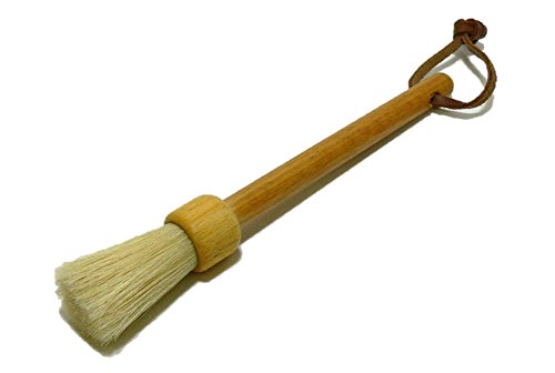 Dusting Brush – Soft Bristles Detail Cleaning Brush – for Delicate Surfaces, Collectibles & Small Spaces – Wood Handle – Made in Germany