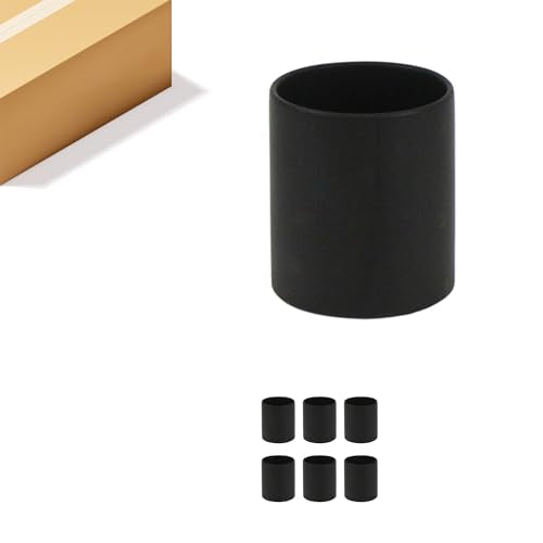WGVI Matte Black Ceramic Cylinder Vase Width 3.75" Height 4", Flower Arrangements, Candle Holder, Terrarium Planter Pot, Tabletop Storage Container Organizer Pen Brush Holder, Bulk Wholesale, 6 Pcs - color: Black, size: 3.75"x4"H (6 Pc)