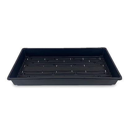 10 Plant Growing Trays (WITH Drain Holes) - 20" x 10" - Perfect Garden Seed Starter Grow Trays: For Seedlings, Indoor Gardening, Growing Microgreens, Wheatgrass & More - Soil or Hydroponic - size: Pack of 10