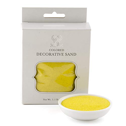 Weddingstar Crystalline Quartz Sand, Lemon Yellow - color: Lemon