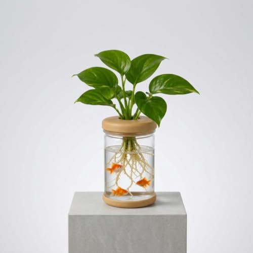 Plant Propagation Station, Lid Hydroponic Plastic Planter Jars, Desktop Plant Propagator Vases for Home Office Table Decor, Gift for Plant Lovers (Transparent) - color: Transparent