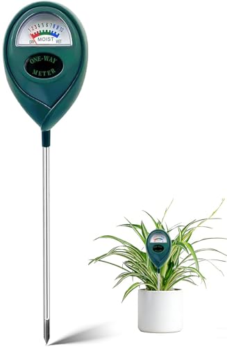 Green Soil Moisture Meter, Plant Water Meter, Soil Water Tester for Houseplants, Hygrometer Sensor Water Monitor for Indoor Outdoor Garden, Potted Plants, Farm, Lawn, No Battery Needed (1)