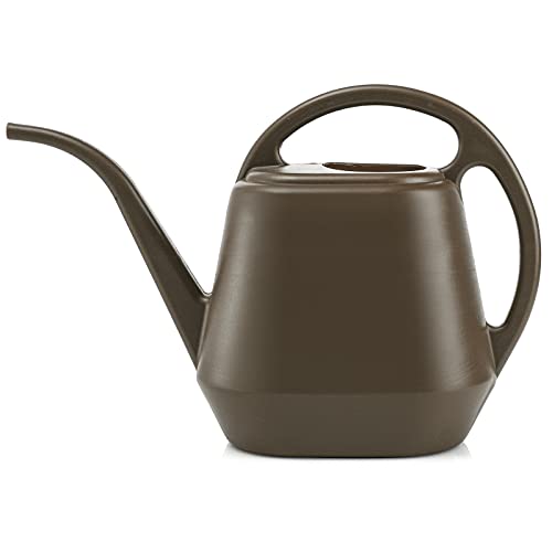 Fasmov Plastic Watering Can, 1-Gallon, Deep Gray - color: Deep Gray