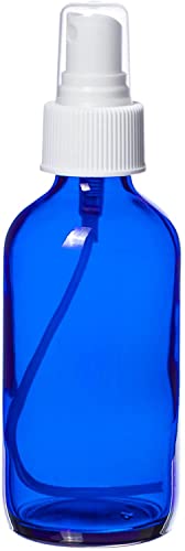 Lotus Light Pure Essential Oils: Blue Glass Bottle with Sprayer, 4 oz