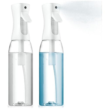 SUPER+ 2 pack continuous spray bottle for hair - 17 OZ Ultra Fine Mist Sprayer | water spray bottle for hair mister spray bottle | hair spray bottles For Hairstyling, Cleaning, Salons (2pk 17oz) - size: (2-Pack) - 17 Oz