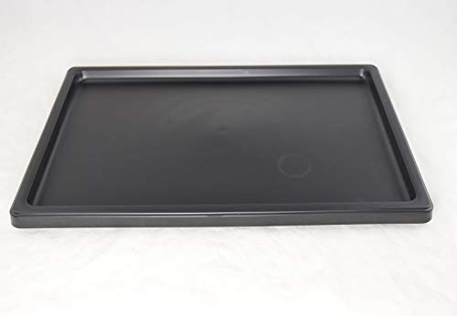 Japanese Black Plastic Humidity/Drip Tray for Bonsai Tree & House Indoor Plants - 10.75"x 7.75"x 0.75" (DX #8)