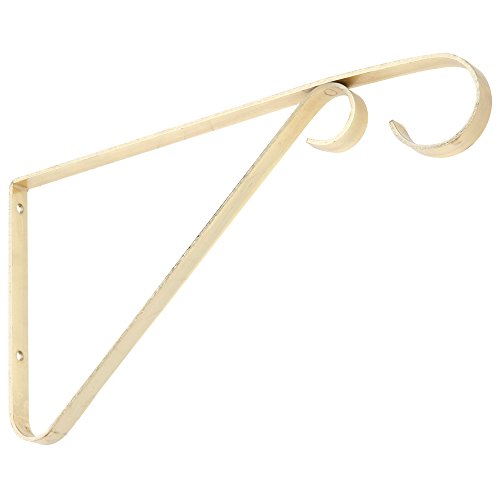 National Hardware N274-555 Plant Bracket, Brass, 9" - color: Brass, size: 9 Inch
