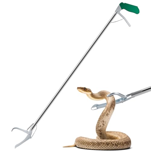 47" Extra Heavy Duty Snake Tongs Reptile Grabber Catcher - size: 47 Inch